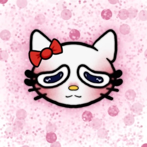 Miss Kitty Sticker