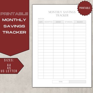 Monatlicher Spar-Tracker | Täglich sparen | Finanzzielplaner