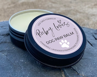CALMING Dog Paw Balm Chamomile, Lavender, Frankincense, 30ml Gifts for dogs
