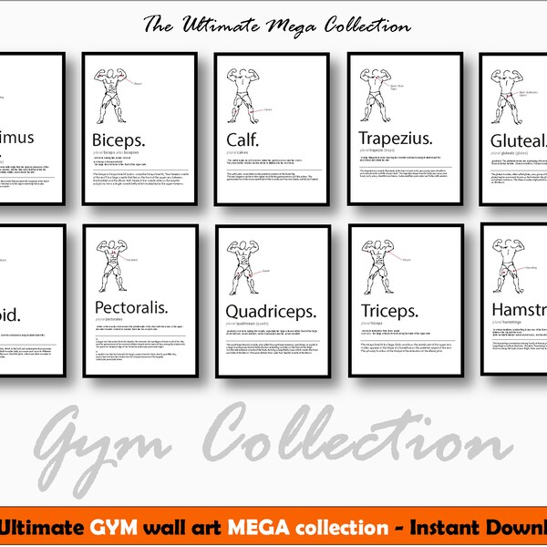 Workout Room Decor Etsy