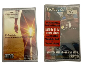 daft punk homework cassette Fatboy Slim sealed cassettes. Halfway between the gutter and the stars / You've come a long way, baby. Mint. Sealed.