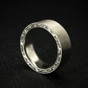 The Great Wave of Kanagawa Ring, 925 Sterling Silver Mens Wedding Ring, Japanese Art, Men Wedding Jewelry, Engagement Ring, Christmas Gifts