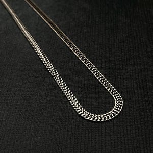 Viking Chain Necklace, 925k Sterling Silver, Unique Chain, Neckace For Man, Men's Jewelry, Oxidized Viking Chain, Valentines,Gifts For Him