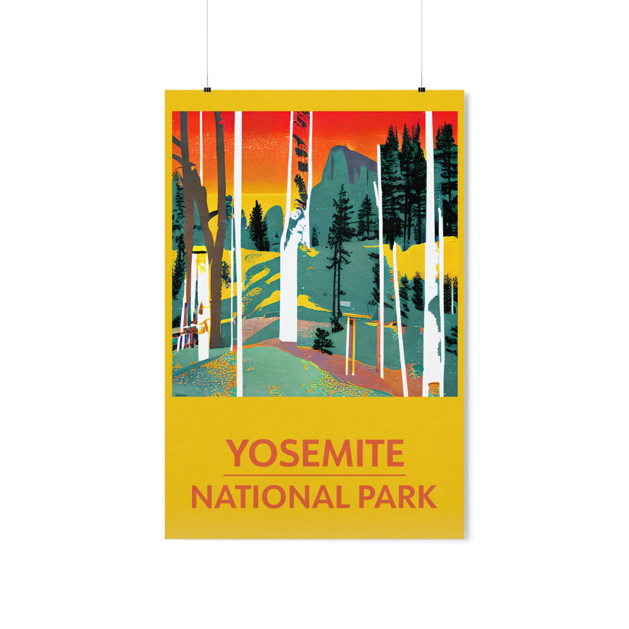 Discover Voyage Du Parc National De Yosemite Poster