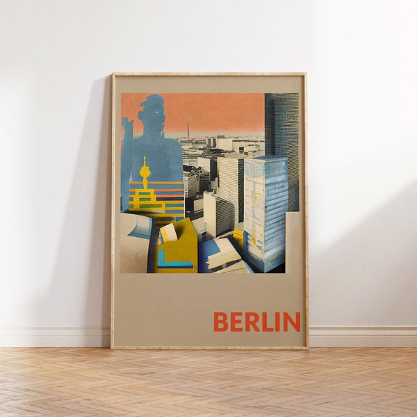 Berlin Travel Poster, Berlin Poster, Berlin Wall Art, Berlin Print, Berlin Art Print, Berlin Germany Print, Germany Wall Art, Germany Poster