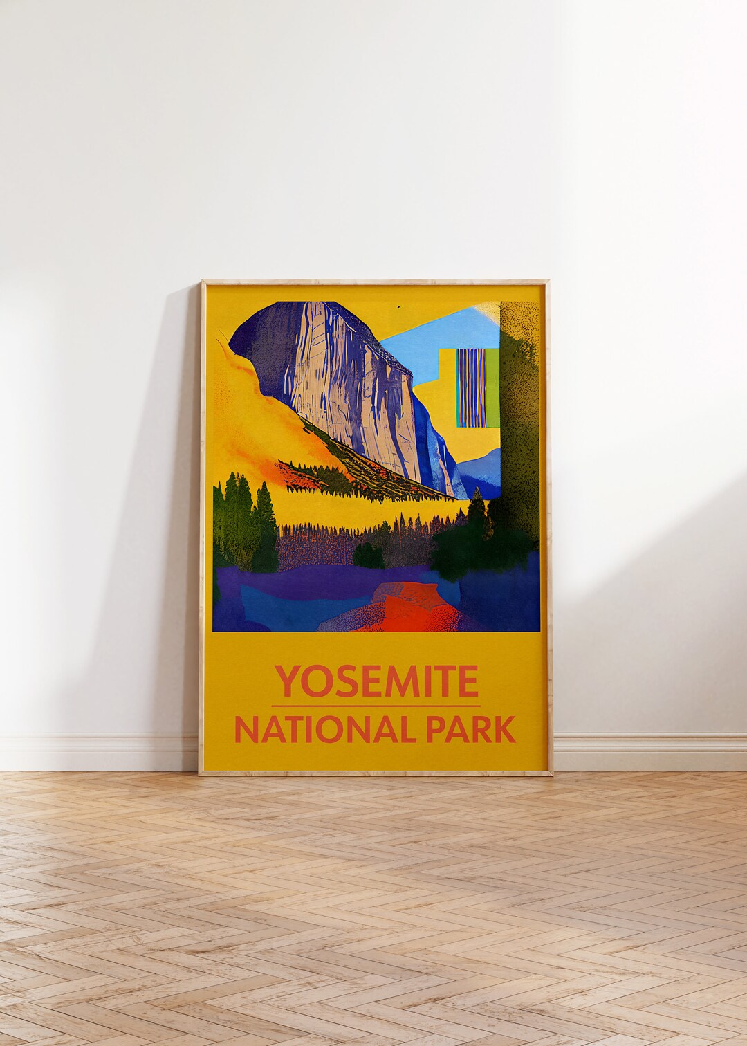 Yosemite National Park Poster, Yosemite National Park Wall Art