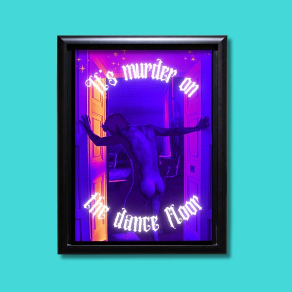 Saltburn ‘Murder on the Dance Floor’ Movie Poster - Barry Keoghan Art Print, Eclectic Maximalist Decor, Luxury 300gsm Archival Paper