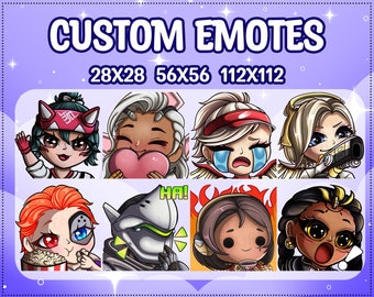 Benutzerdefinierte Chibi Emotes | Twitch, Discord, Youtube