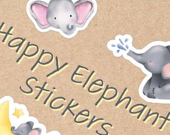 Cute Elephant Sticker