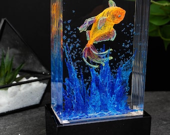 Gold fish lamp cheap