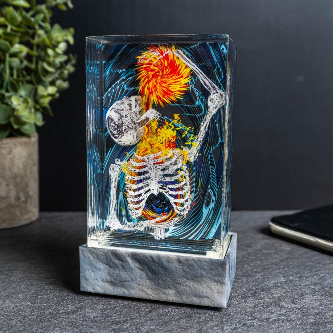 Skeleton Resin Art Lamp LED Light Sculpture Gothic Halloween Decor Etsy skeleton-resin-art-lamp-led-light-sculpture-gothic-halloween-decor-etsy