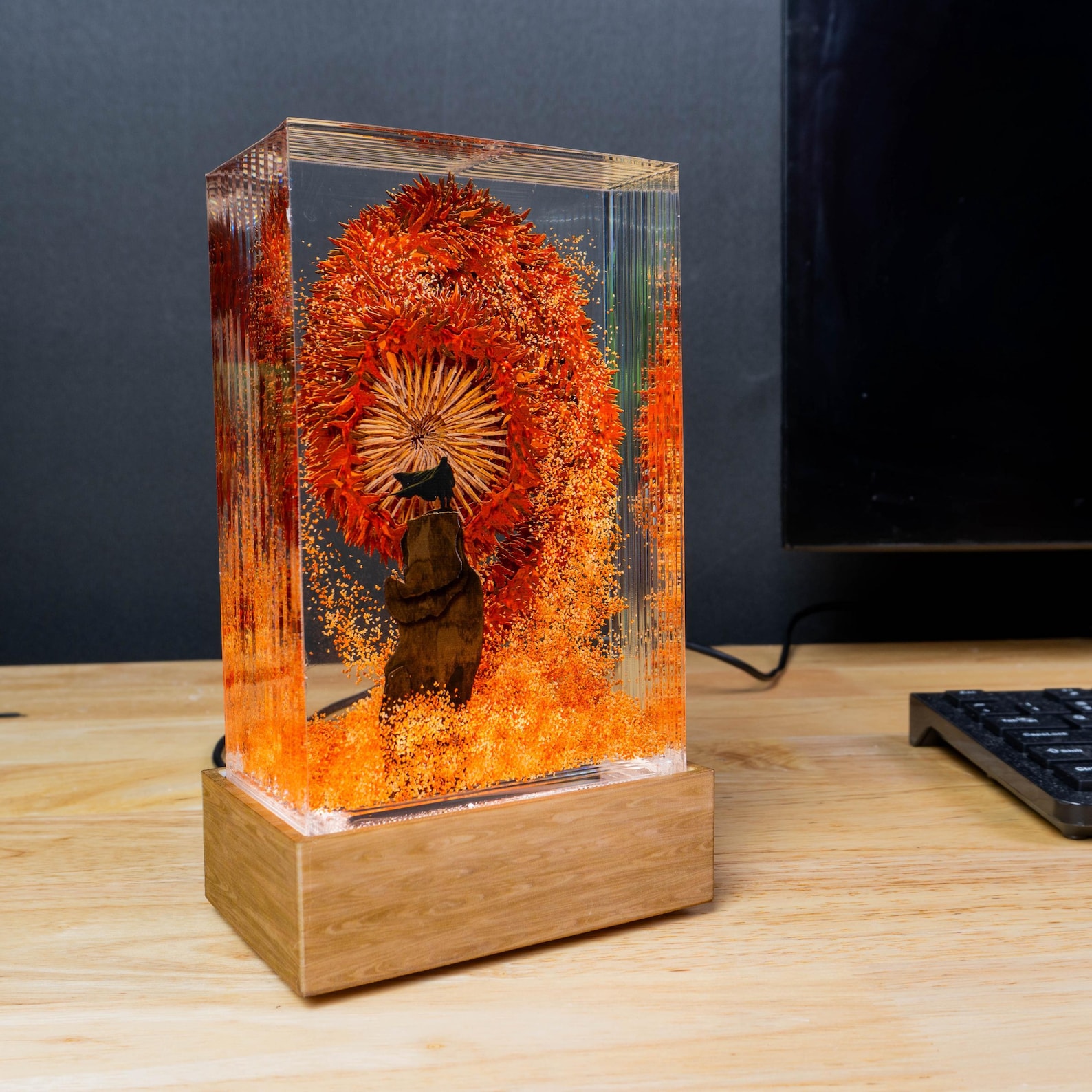 Desert Sand Worm Resin Statue – Dune Sci-fi Night Light - Etsy
