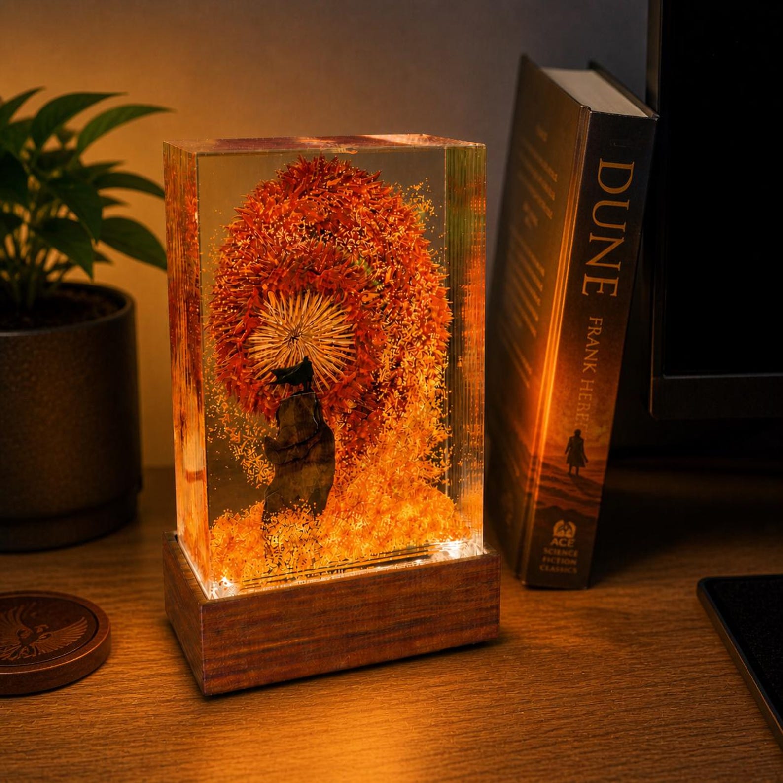 Desert Sand Worm Resin Statue – Dune Sci-fi Night Light - Etsy