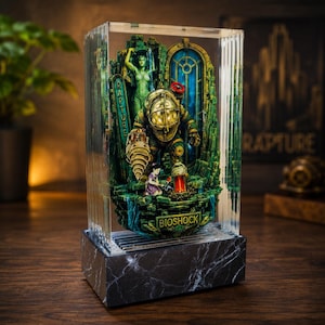 Luminária Escultura em Resina do Relógio do Big Daddy