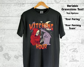 The Witching Hour Shirt- Football Redzone Shirt, Sports Betting Shirt, Parlay Shirt, Degenerate Gambler, Sports Betting Gift