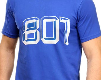 801 T-Shirt, Hand Screen-Printed