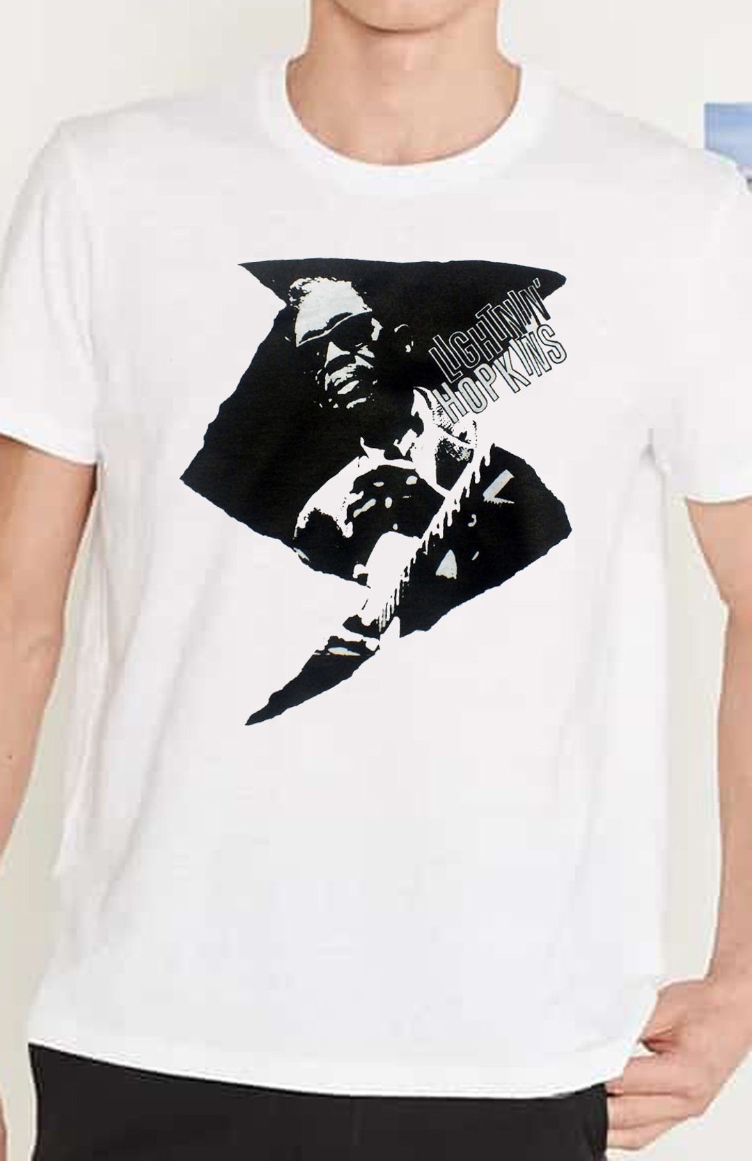 Lightnin' Hopkins T-shirt - Etsy