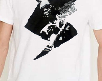T-shirt Unisexe Lightnin Hopkins Design Graphique - Noir - Neuf Avec étiquettes