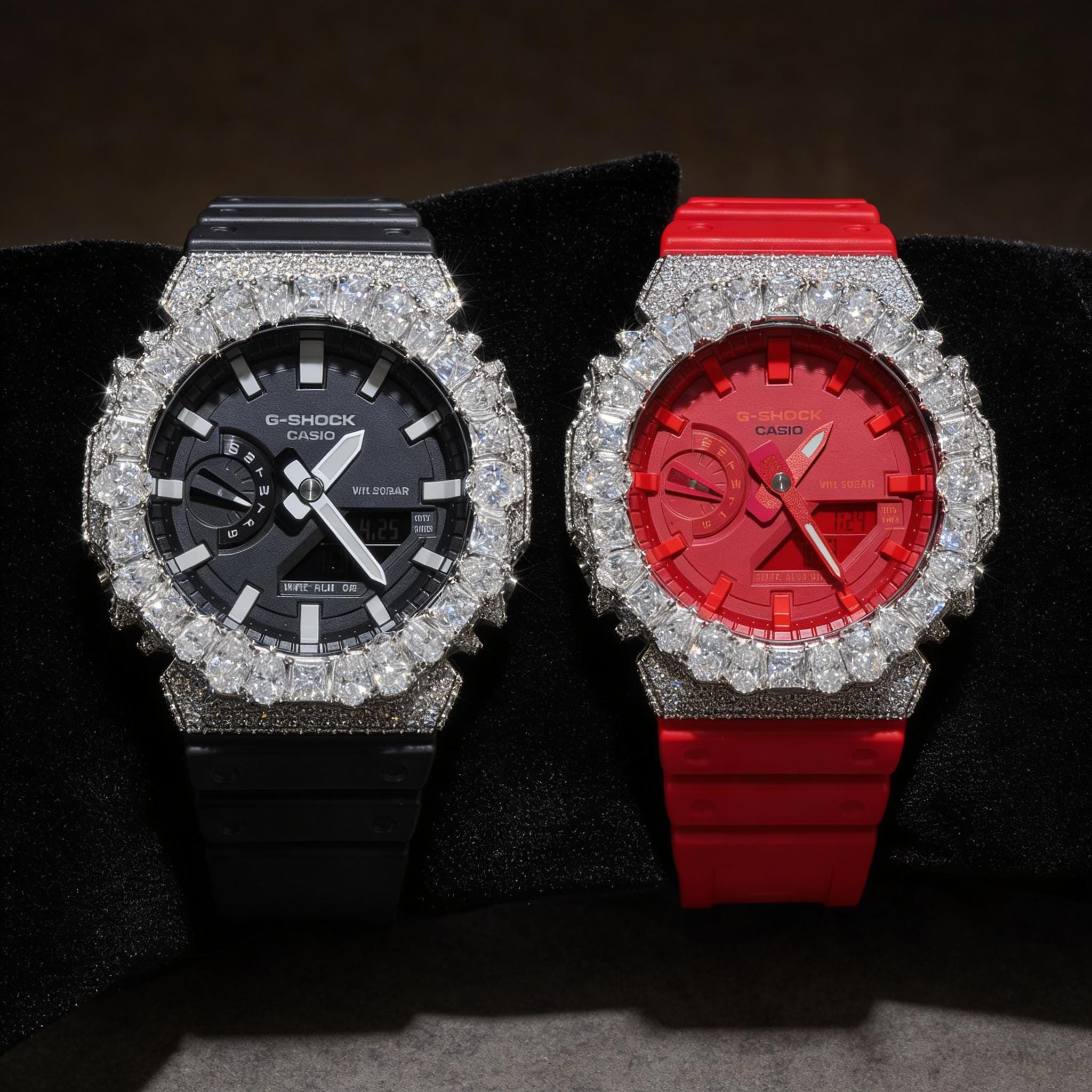 Iced out ga 2100 watch - Etsy 日本