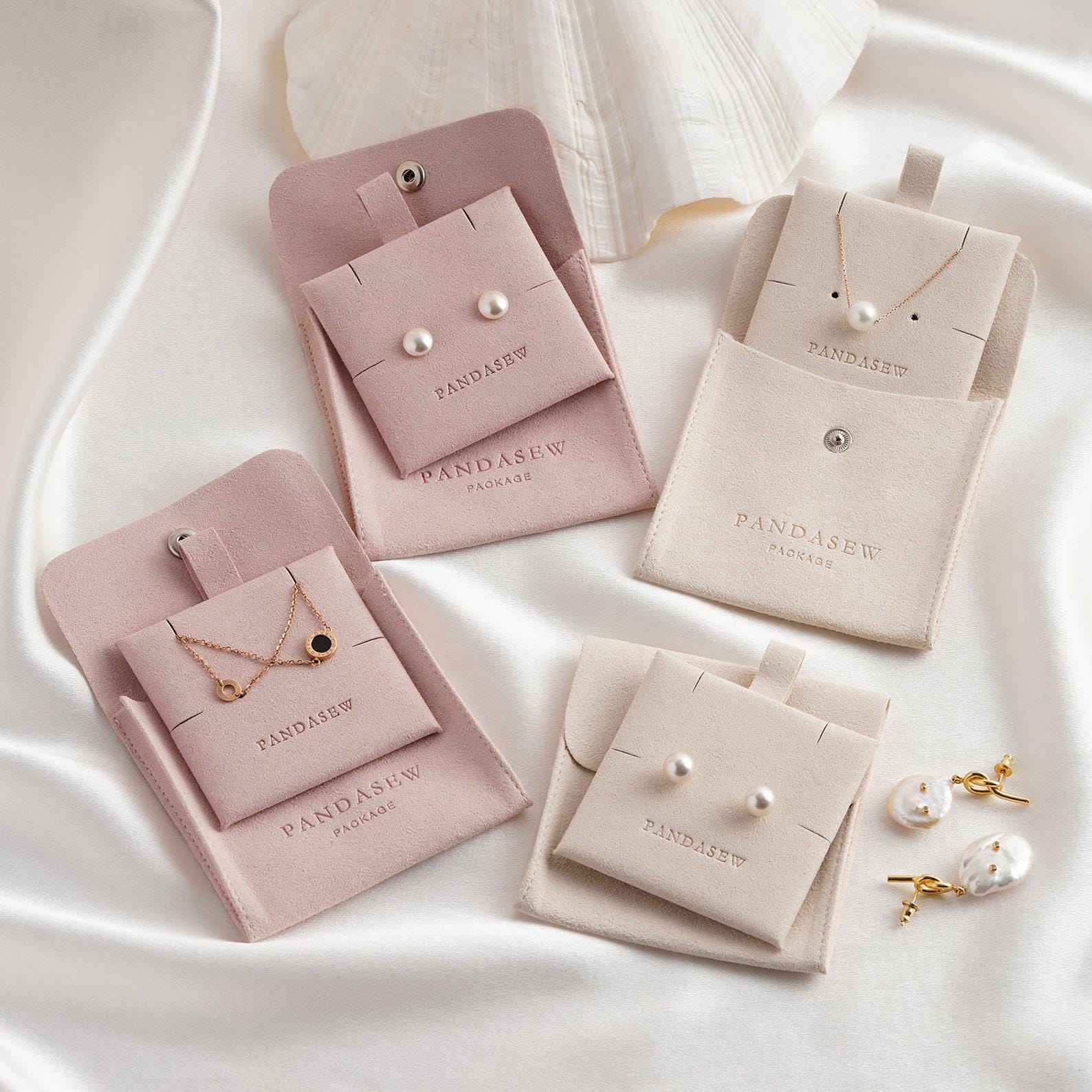 Custom printed jewelry pouches wholesale hotsell