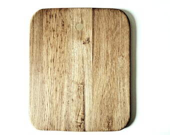 Serie Ámbar, Base Ritual. Bandeja artesanal. Roble oscuro encerado.