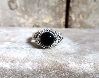 EINS BERLIN Ring Boston Onyx 925 Silber Handcrafted Jewelry Germany | Soul Objects