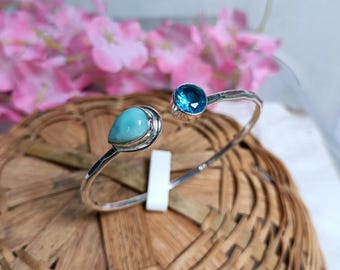 Bracciale rigido con design celtico irlandese, espandibile, regolabile, per neonati, bambini, donne, argento Sterling 925, gioielli per bambini, Misura unica, Argento sterling, senza pietra