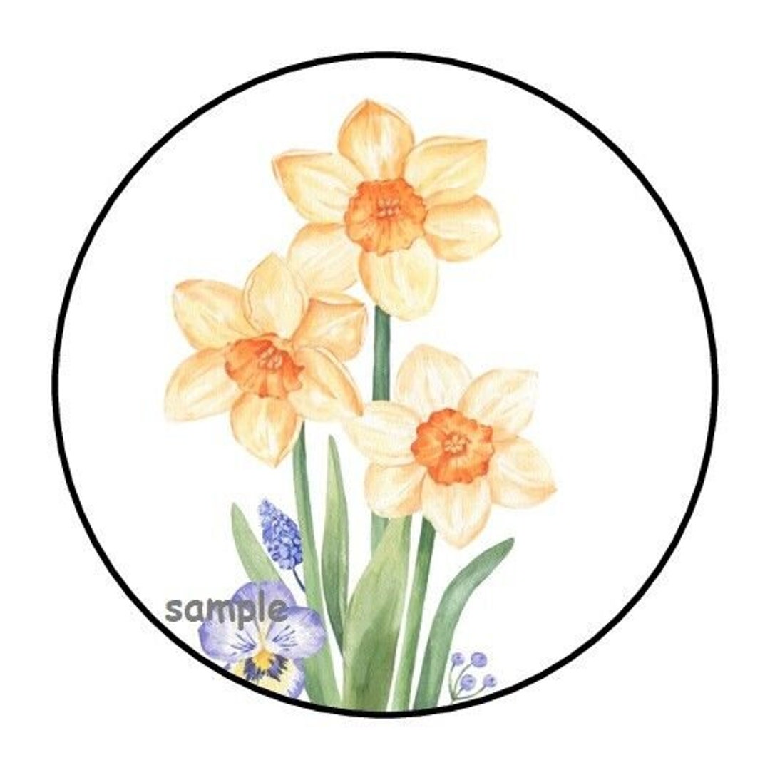 30 Watercolor Floral Envelope Seals Labels Stickers 1.5 Etsy