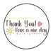 30 Pack Christmas Thank You Envelope Seals – 1.5 Inch Round Stickers, Multi-Color By PartyMommy