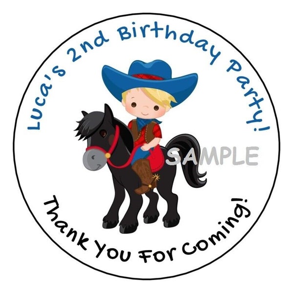 Cowboy Party Favor Etsy