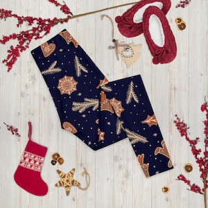 Christmas Leggings- Gingerbread Plus Size Leggings