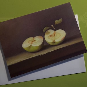 Fine Art Grußkarte "Klarapfel"