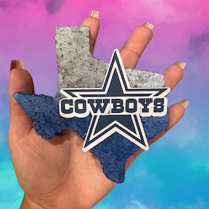 Dallas Cowboys Texas Car Freshie – Texas-Shaped Scented Air Freshener – Gift for Cowboys Fans