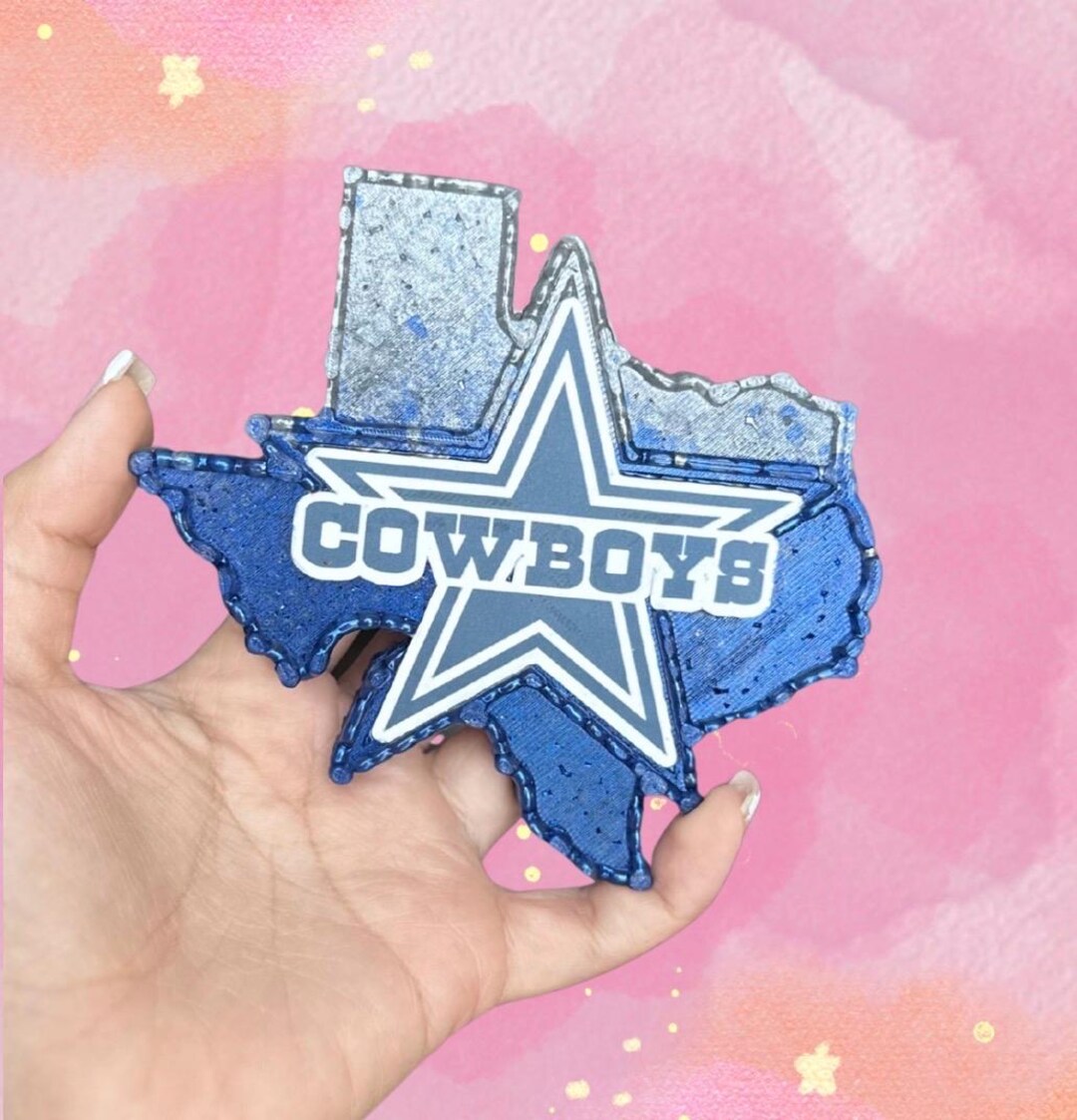 Dallas Cowboys Texas Car Freshie – Texas-shaped Scented Air