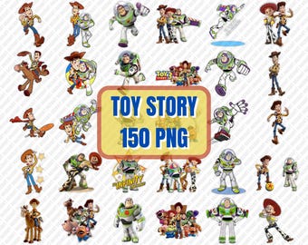 Toy Story Clipart | 150 PNG Images (Digital Download)