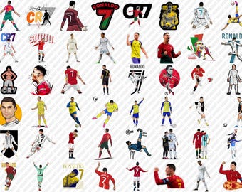 Cristiano Ronaldo Art Pack | Football Star PNG SVG EPS (Digital Download)