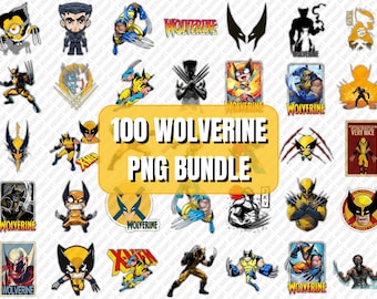 Ultimate Wolverine PNG Bundle - 100 High-Quality Digital Images for Instant Download