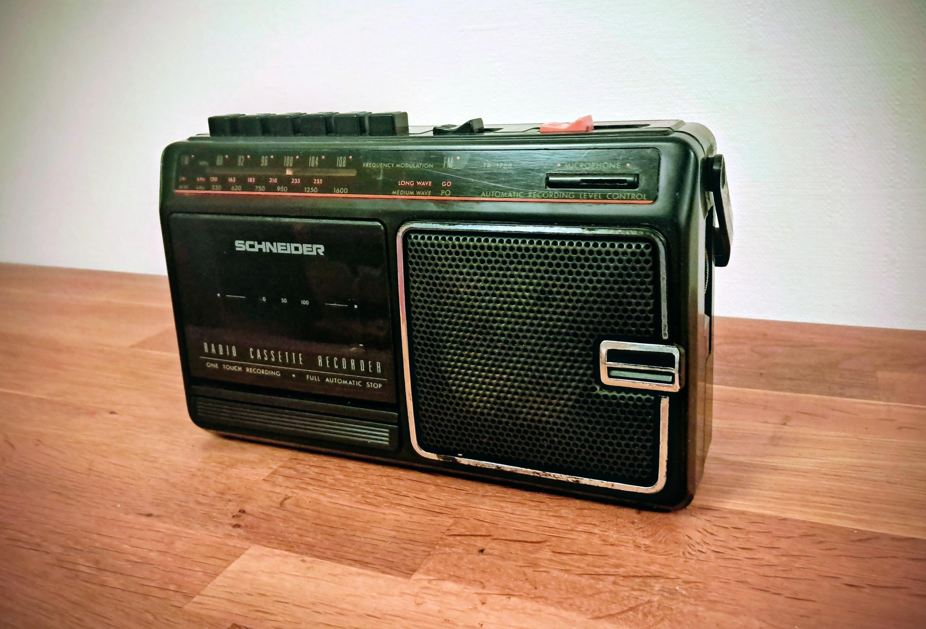 Radio cassette vintage