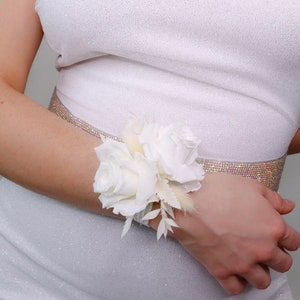 White Wrist Corsage