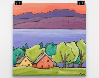 Art print / Art print on paper / Limited edition / Canadian art / Canadian artist / Canadian landscape / Colorful art / Colorful art print