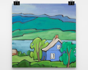 Art print / Art print on paper / Limited edition / Canadian art / Canadian artist / Canadian landscape / Colorful art / Colorful art print