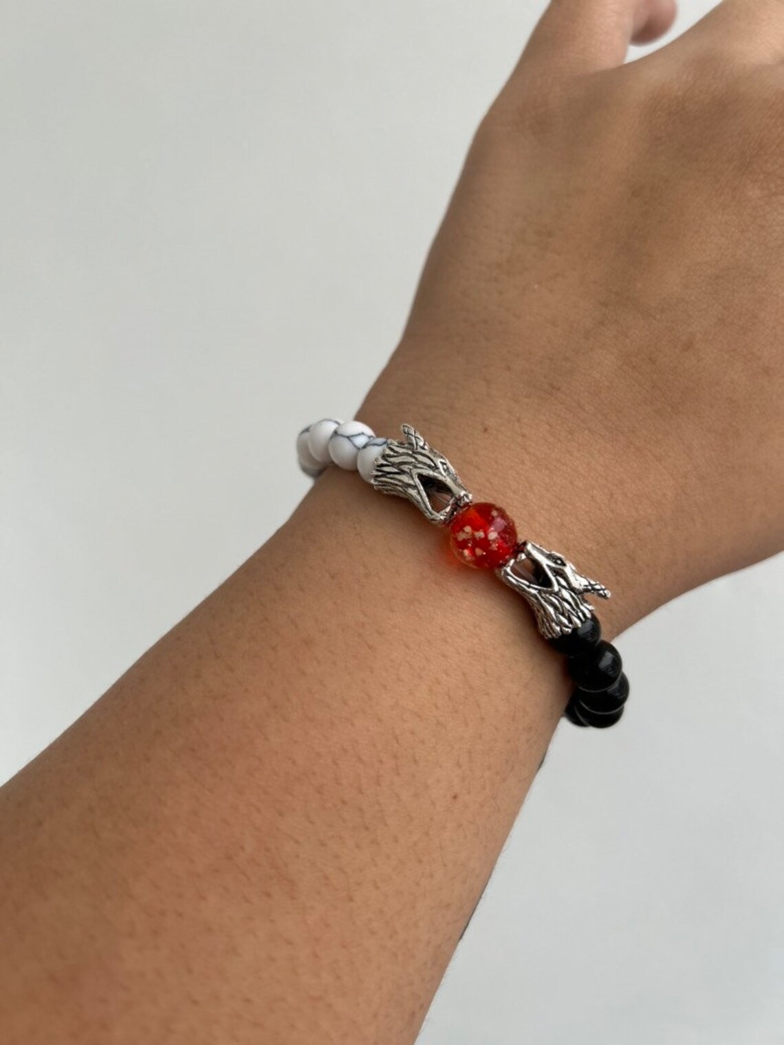 Bracelet Dragon <br> Yin Yang (Acier) main image 1