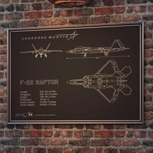 F-22 Raptor Poster, Aviation Art, Aviation Gift, Aviation Poster, Aviation Prints, Digital Prints, Gift For Him, Mancave, Pilot Gift, Decor