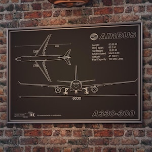 Airbus A330 Picture, Gift For Him, Aviation Prints, Gift For Pilot, Plane Poster, Aviation Gift, Mancave Plane Pictures, Art, Digital Prints