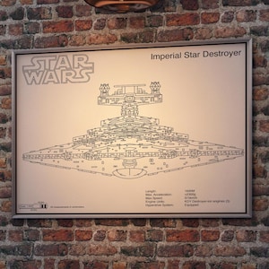 Imperial Star Destroyer Poster, Star Wars, Star Wars Movie, Star Wars Poster, Gift For Him, Fathers Day, Star Wars Prints, Digital Download