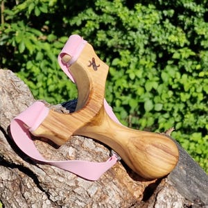 Model Ergo KUPA 2, olive wood Natural Fork/Ergonomic Slingshot/Catapult/Natty/Zwillen