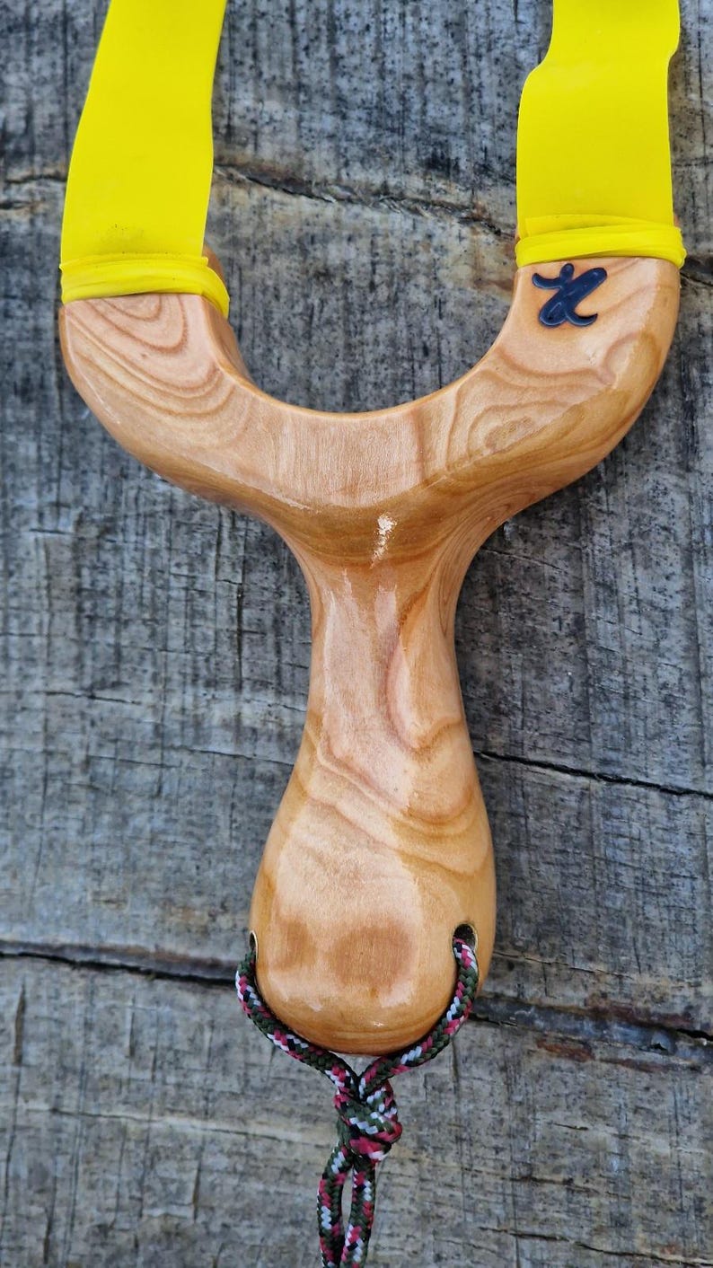 Slungshot Rope Model Ergo Korana Rašeljka Wood Natural Fork/ergo Slingshot/catapult ...