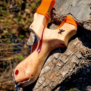 Model Ergo Pula 2 black hornbeam wood Natural Fork/Ergo Slingshot/Catapult/Zwillen