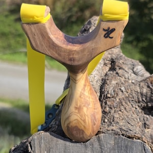 Model Ergo KUPA No.11, olive wood Natural Fork/Ergonomic Slingshot/Catapult/Natty/Zwillen