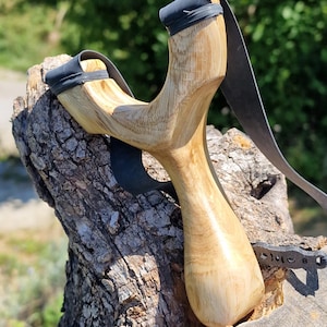 Modelo Ergo DOBRA No.1, madera de castaño Horquilla Natural/Ergo Tirachinas/Catapult/Natty/Schlinge/Zwillen